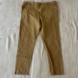 Dockers Alpha Khaki Slim Fit Pants Men’s W38 L32 Tan SmartFlex Stretch Chino